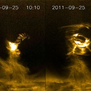 Solar Tornado Rips Through The Corona
