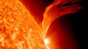 Solar storm heads towards Earth