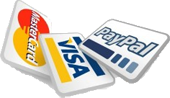 Pay a bill using credit card or paypal