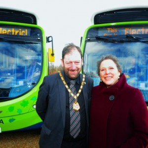 Electric Bus Charged by Wireless Technology