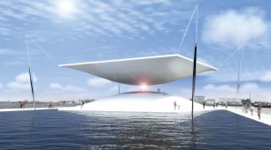 Huge solar hourglass wins 2014 LAGI competition