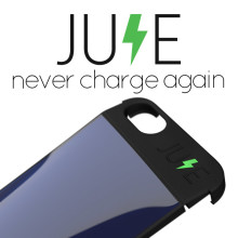 Solar-powered smartphone case of juse ditches charging forever