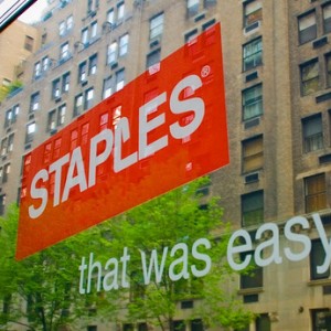 Energy efficiency advancement due to Staples’ use of green energy