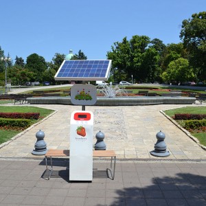 Solar Powered Phone-charging Smart Benches