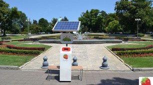 Solar Powered Phone-charging Smart Benches