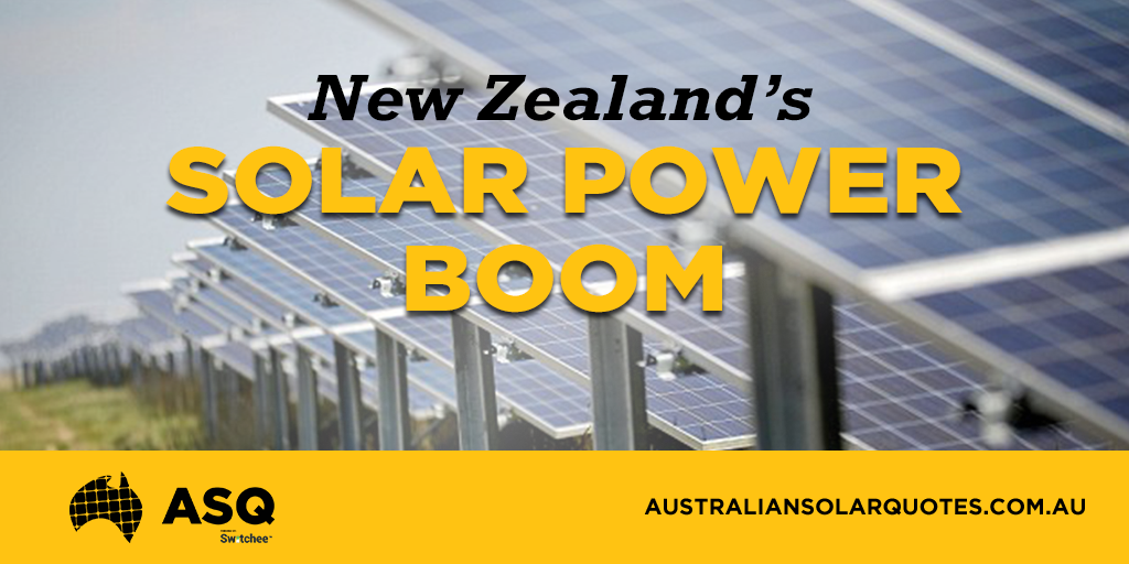 New Zealand Solar BOOM