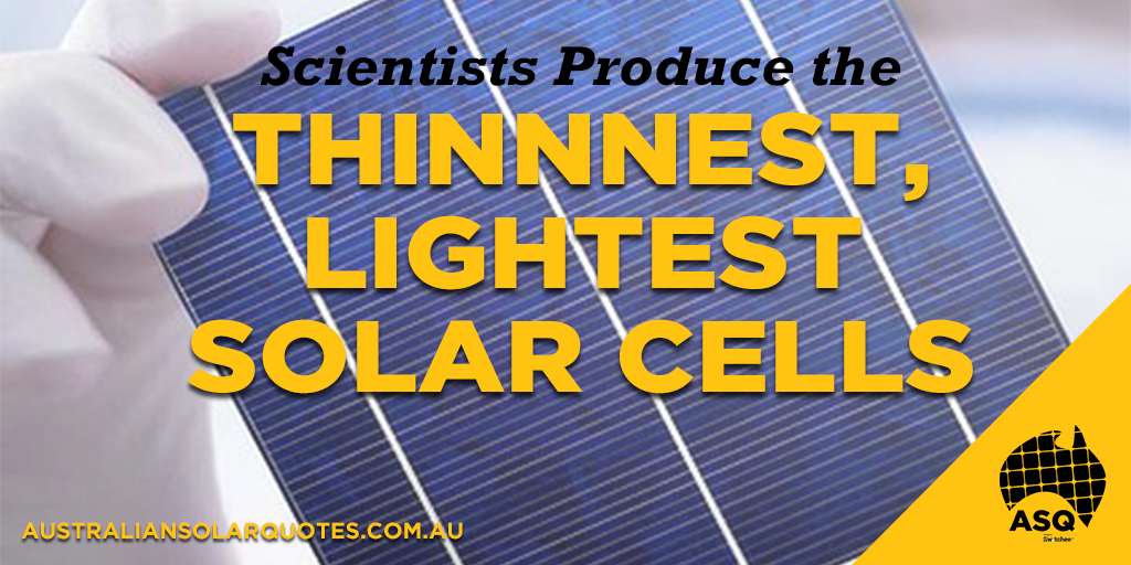 thinnest solar panels