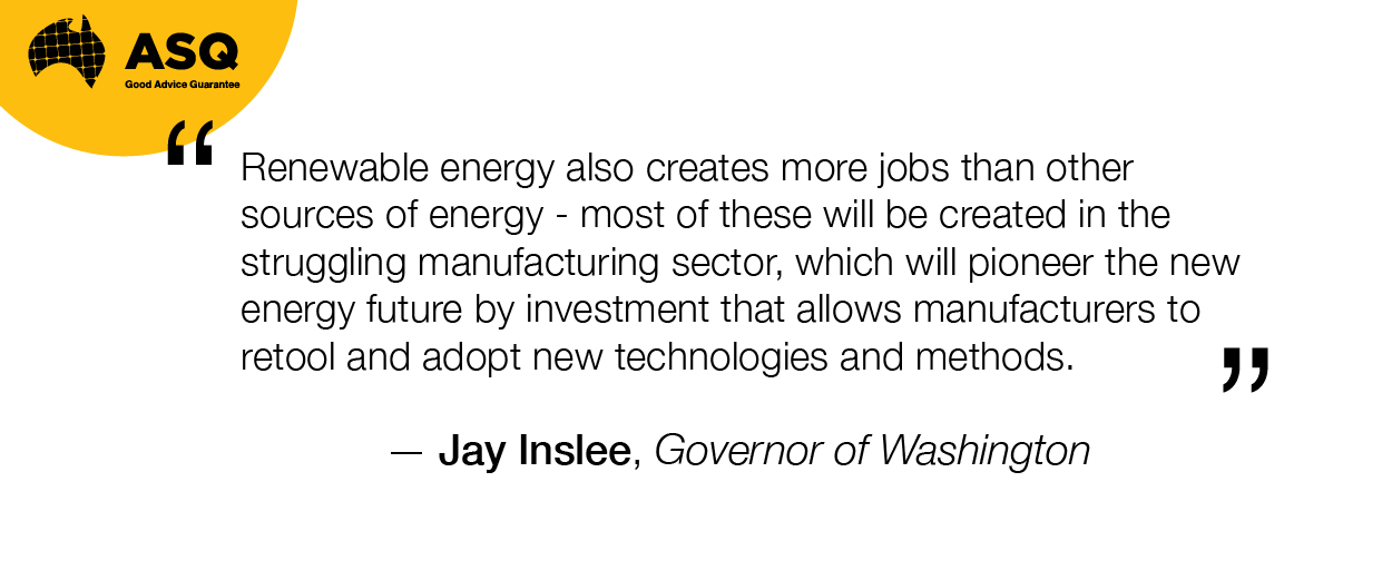 Renewable Energy Creates Jobs - Jay Inslee