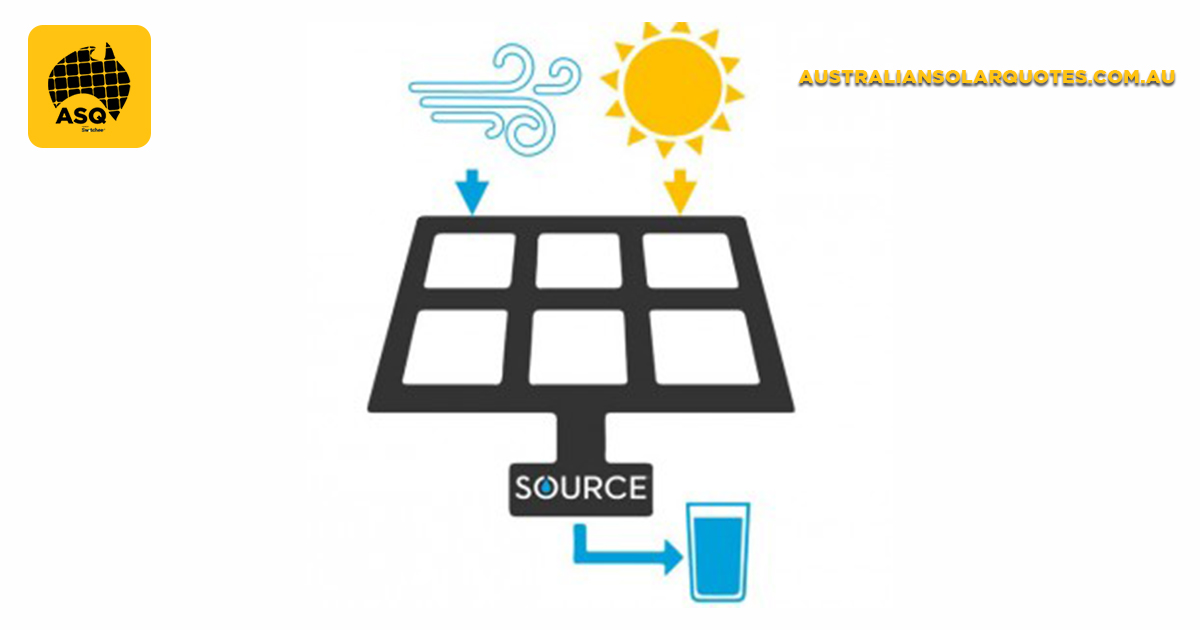 Solar system to extract clean, green water from the air