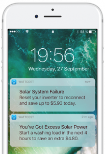 Wattcost App Push Notifications