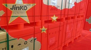 JinkoSolar posts a drop in solar module shipment