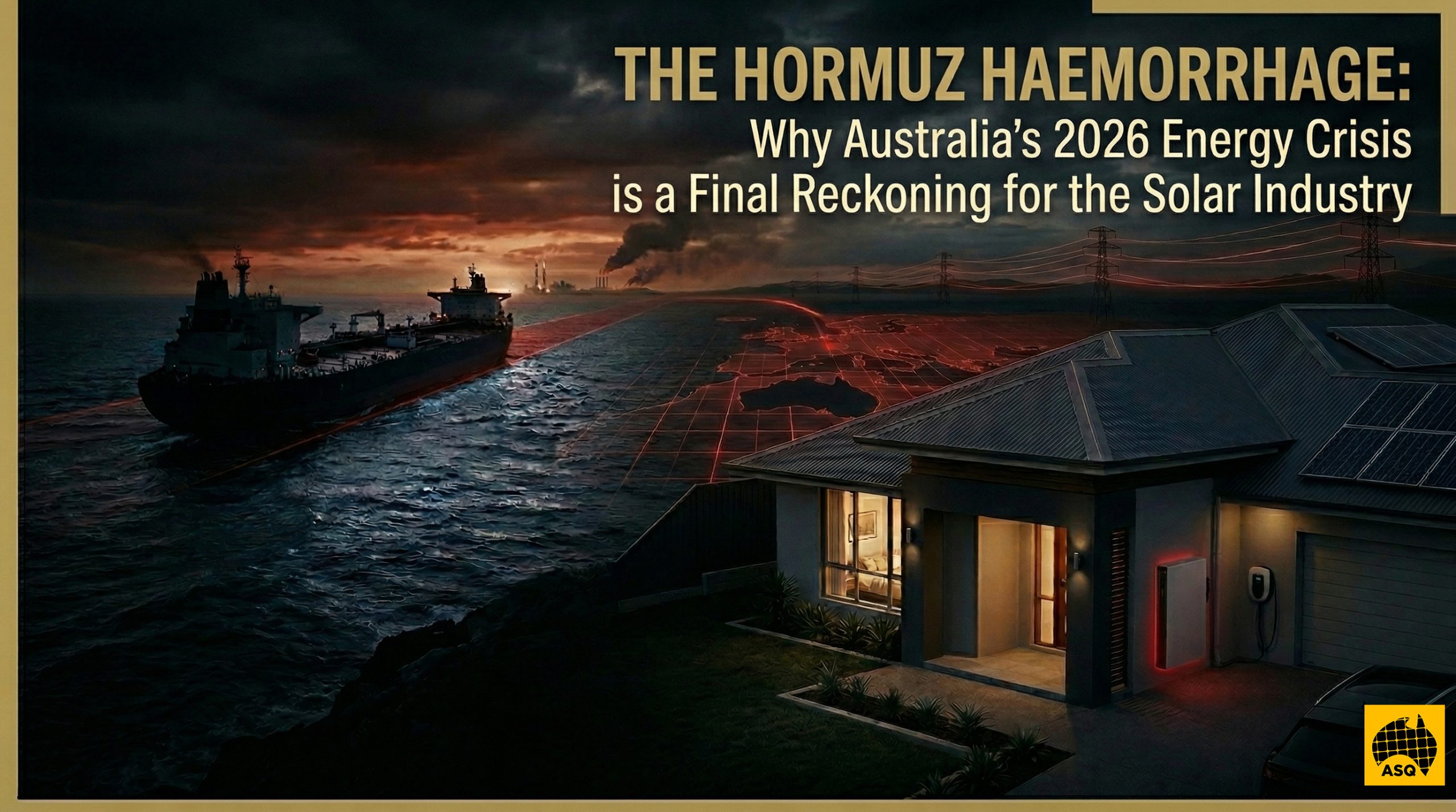 The Hormuz Haemorrhage: Why Australia’s 2026 Energy Crisis is a Final Reckoning for the Solar Battery Industry