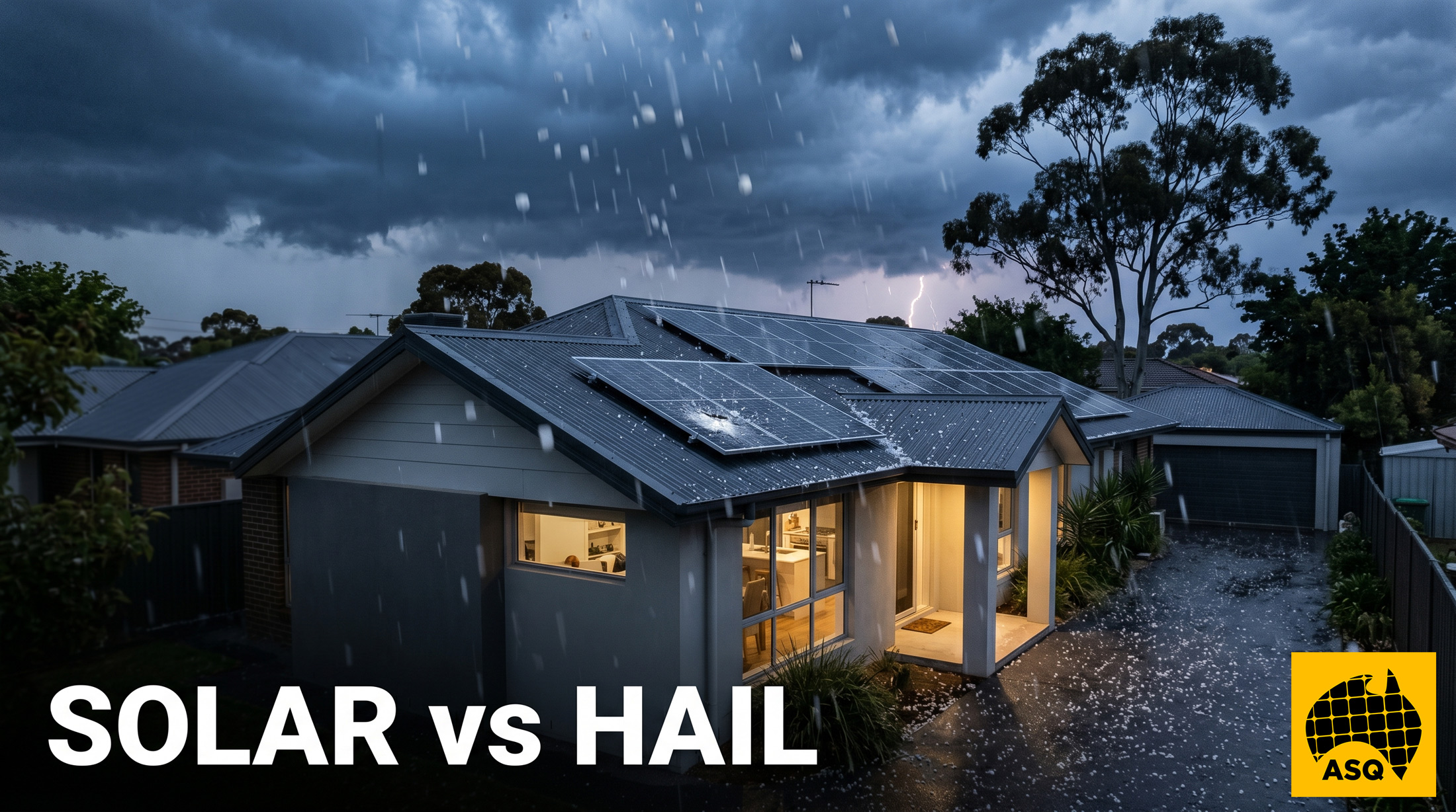 Rooftop Solar Panels vs Australian Hailstorms